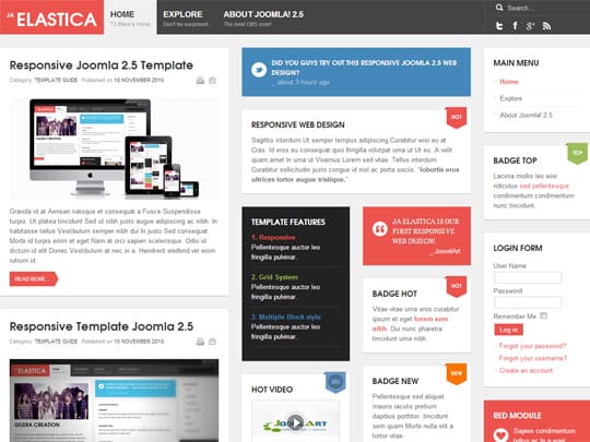 Template Joomla Responsive Free Download