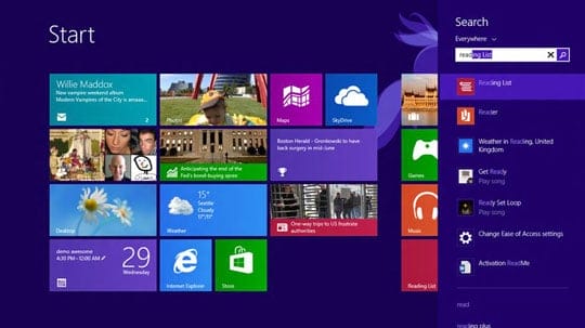 Windows 8.1 Search