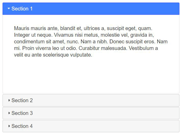 jQuery Accordion.