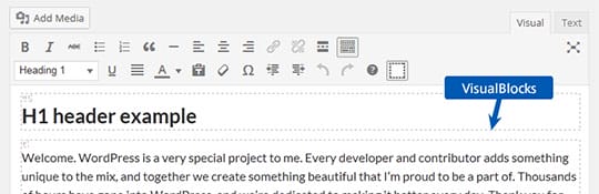 TinyMCE-VisualBlocks