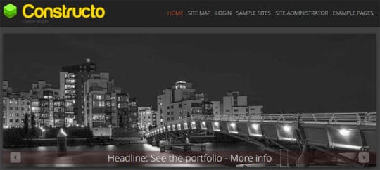 Constructo free joomla templates