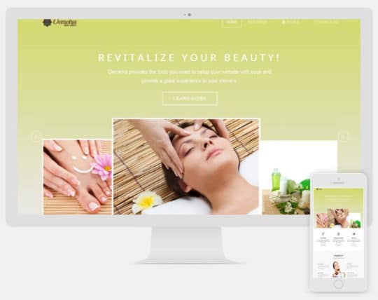 Demetra free joomla templates