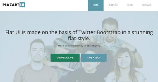 Plazart UI free joomla templates