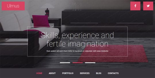 Ulmus free joomla templates