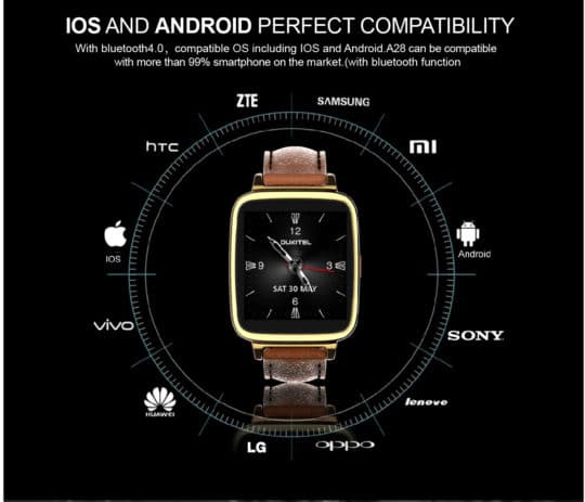 Oukitel A28 Bluetooth Smart Gear Watch - Additional Image 7