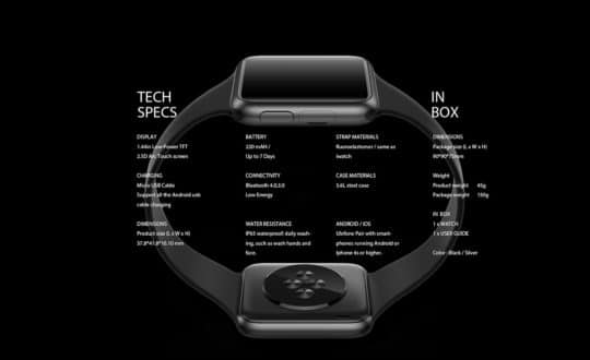 Ulefone uWear Bluetooth Smart Watch – Additional Image 9