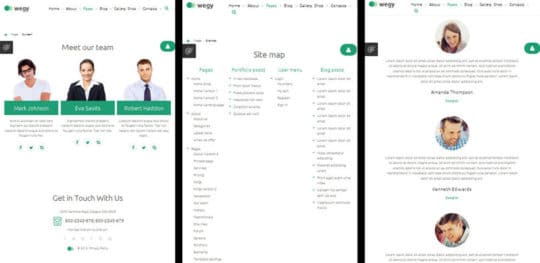 team-sitemap-testimonials-pages