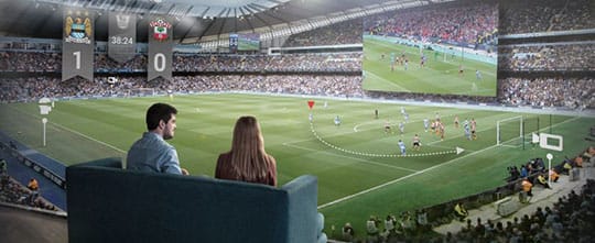 Using Virtual Reality for Live Sports Entertainment