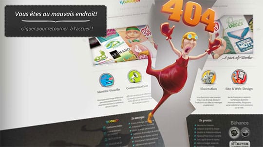 illucolor 404 Error Page Design