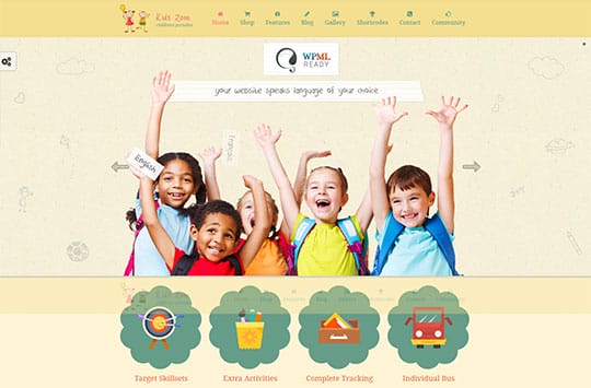 WordPress Baby Store - kidszone-woocommerce-theme