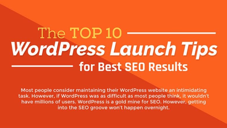 Top 10 WordPress Launch Tips for Best SEO Results (Infographic)