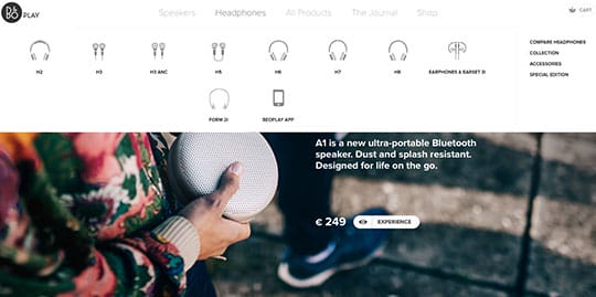 eCommerce Store Navigation - dropdown-menu4