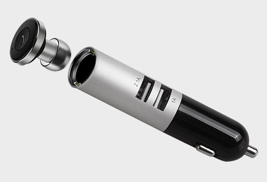 Evoplus Q9 Car Charger Bluetooth Headset