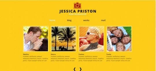 photographer - Best Free Joomla Templates