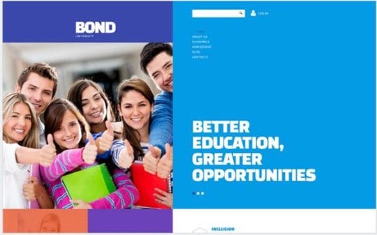 university - Best Free Joomla Templates