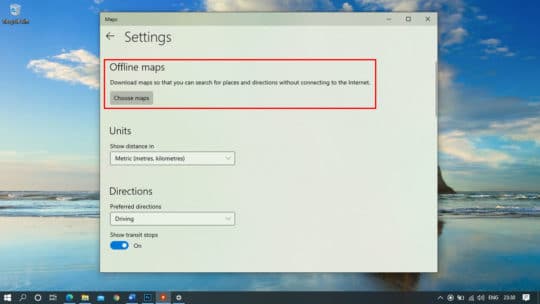 Windows-10-Use-Offline-Maps