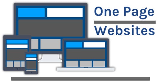 Web Development Trends - One-Page-Websites