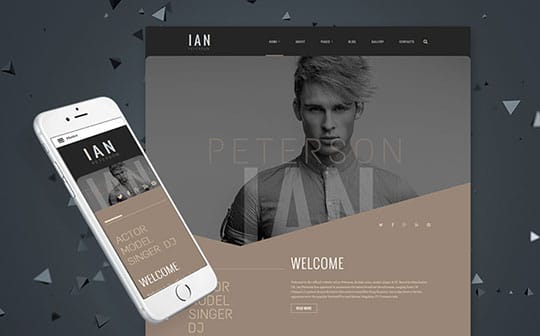 Ian-Peterson-Artist-Portfolio-Joomla-Template