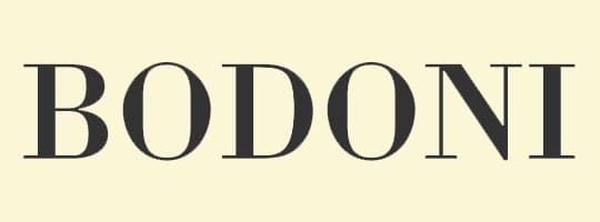 bodoni-font