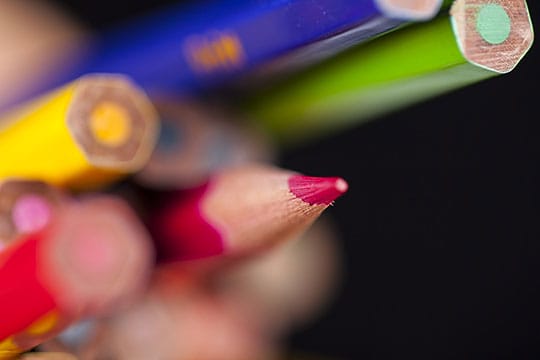 color-macro-pencil-course-photography-note-write-article-design