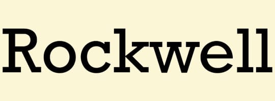 rockwell-font