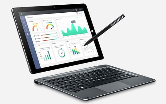 CHUWI Hi10 Pro - 2-in-1 Ultrabook Tablet PC with Keyboard - 2