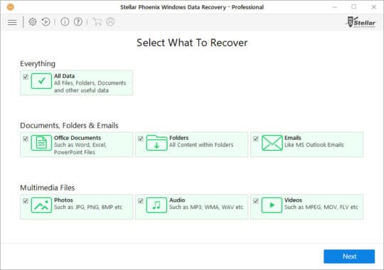 Stellar Phoenix Windows Data Recovery Pro - 1