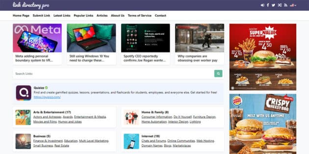 Link-Directory-Pro-Standalone-PHP-Script