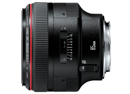 Canon EF 85mm f/1.2L II USM Lens
