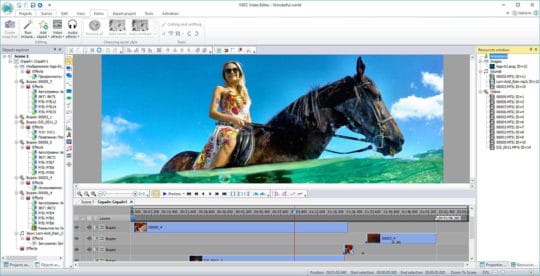 VSDC Free Video Editor Screenshot 1