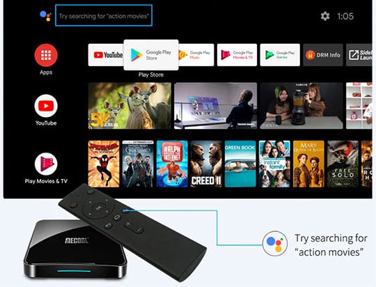 MECOOL KM3 Android Voice Control TV Box - 3