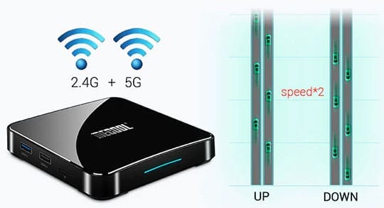 MECOOL KM3 Android Voice Control TV Box - 4