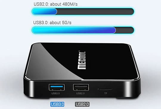 MECOOL KM3 Android Voice Control TV Box - 5
