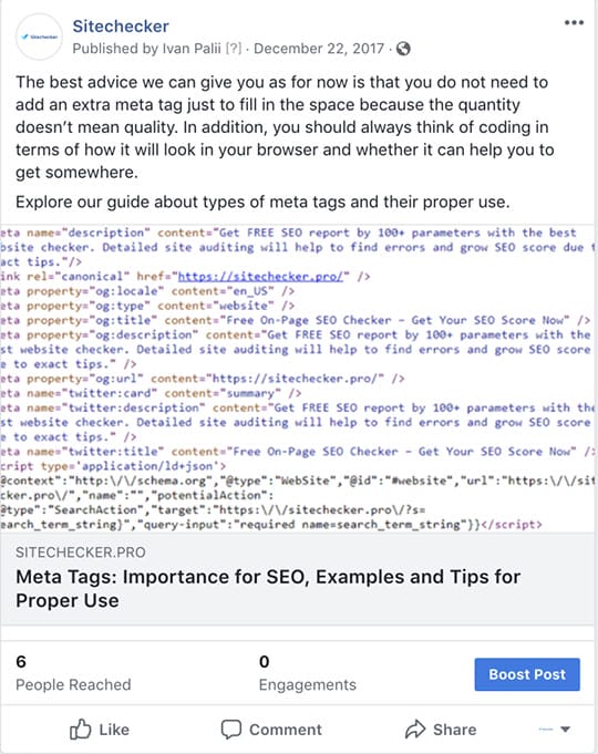 facebook-screenshot - Brand Awareness on Social Media