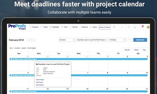 ProProfs-Project-Calendar-View