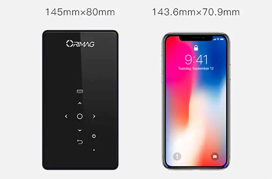 Orimag P8 DLP Projector - 3