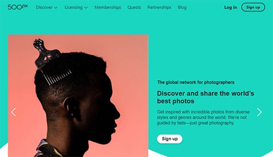 500px - the Image Sharing Sites
