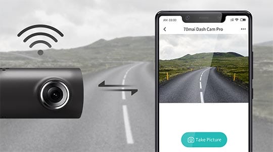 70mai 1S Smart WiFi Car DVR - 2