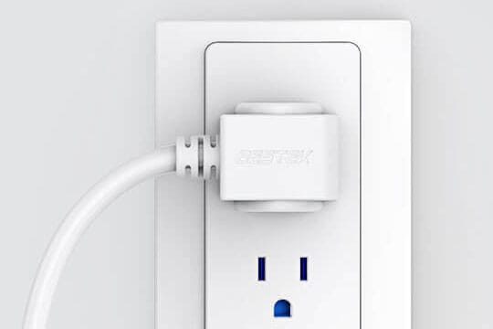 BESTEK 3-Outlet Vertical Cube Mountable Power Strip 4 USB Ports - 5