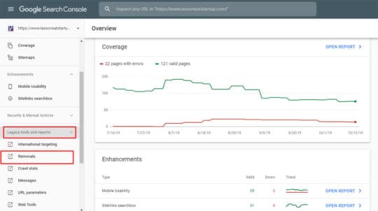 Google-search-console-webmaster-tools-removal