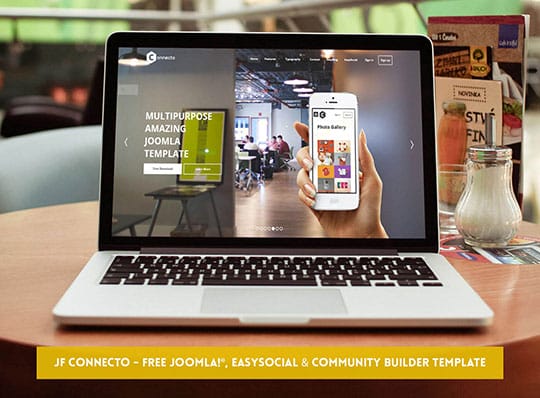 JF Connecto - JoomForest Free Joomla Templates