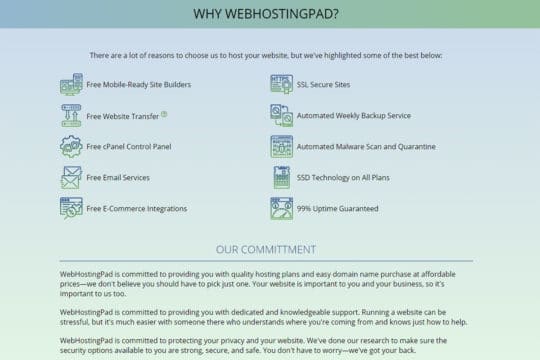 webhostingpad.in-offerings
