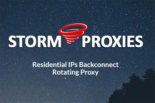 Residential Proxies by Storm Proxies