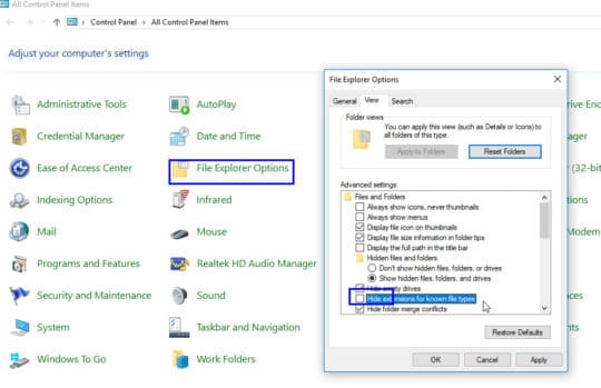 file-explorer-hide-extension-for-known-file-types