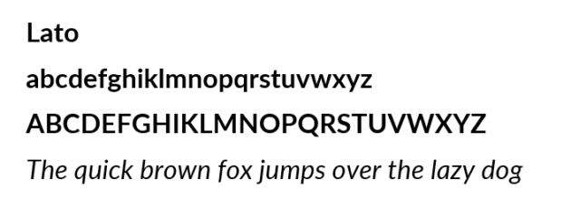 Lato-font