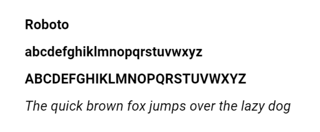 Roboto-font