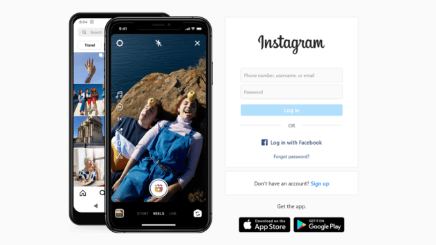 Instagram-website-screenshot