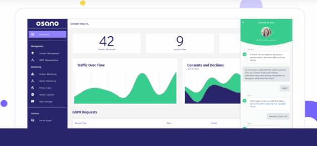 Osano-consent-management-platform-screenshot