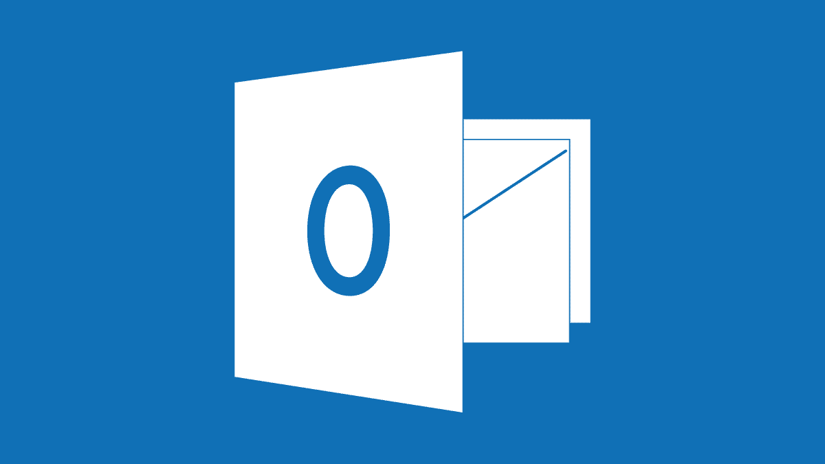 Microsoft Outlook logo with a white envelope and a letter O on a blue background.