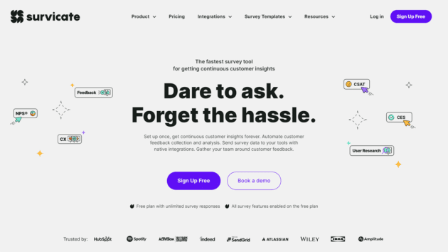 Survicate-screenshot